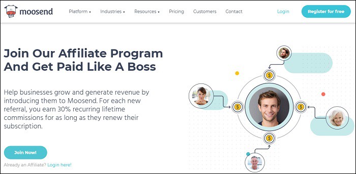 moosend-affilate-program-landing-page-screenshoot