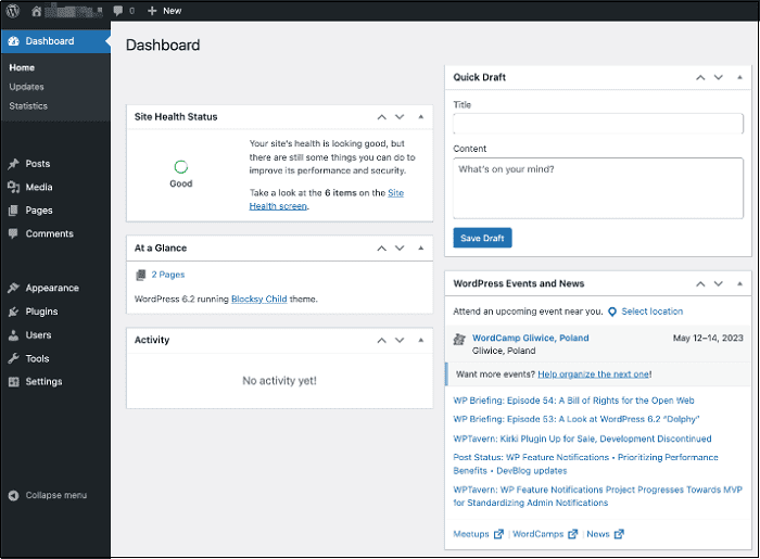 wordpress-rečnik-backend-snimak-ekrana