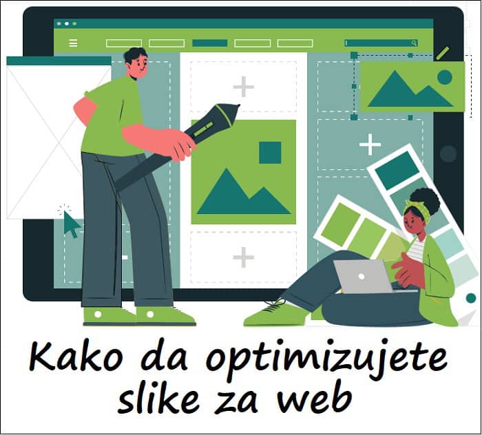 kako-da-optimizujete-slike-za-web-naslovna-slika-muškarac-i-žena-optimizuju-slike-na-sajtu