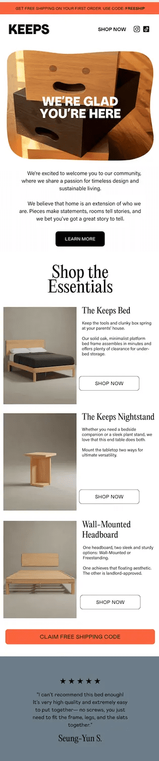 primer-email-dobrodoslice-keeps primer-email-dobrodoslice-keeps